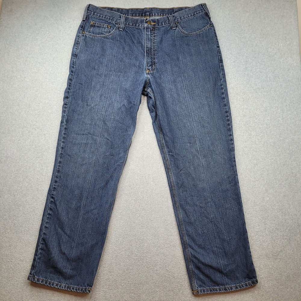 Carhartt Relaxed Fit Jeans Mens 40x32 Blue BD1483-M 101483 968